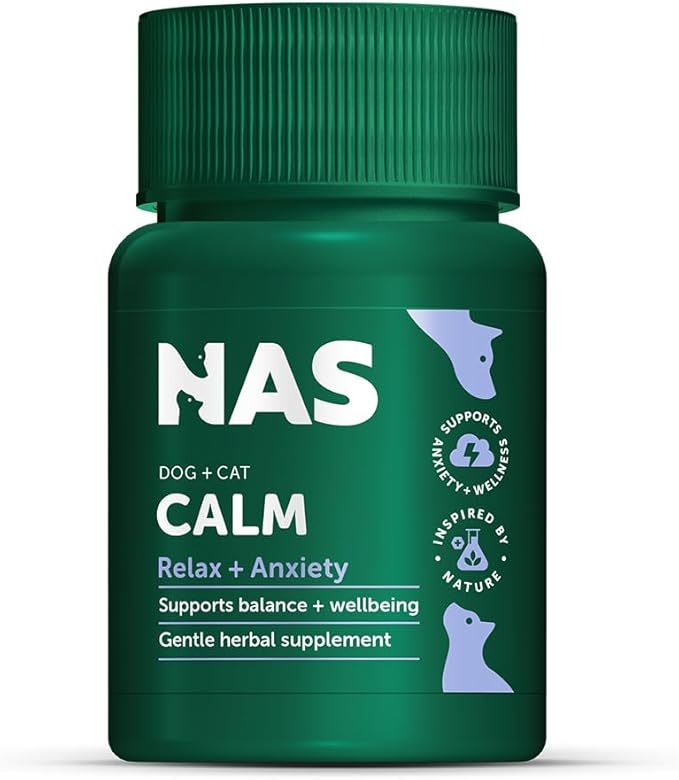 Natural Animal Solutions NAS Calm for Dogs and Cats Tablets