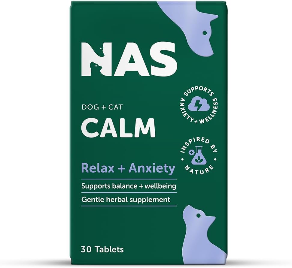 Natural Animal Solutions NAS Calm for Dogs and Cats Tablets