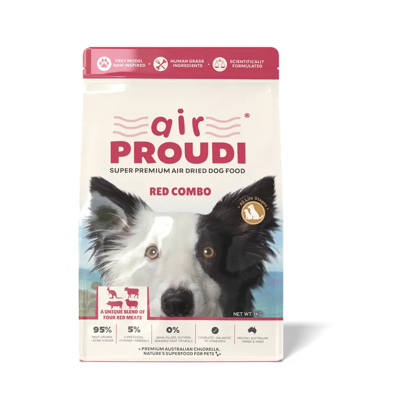 Proudi Premium Air-dried Red Combo Dog Food