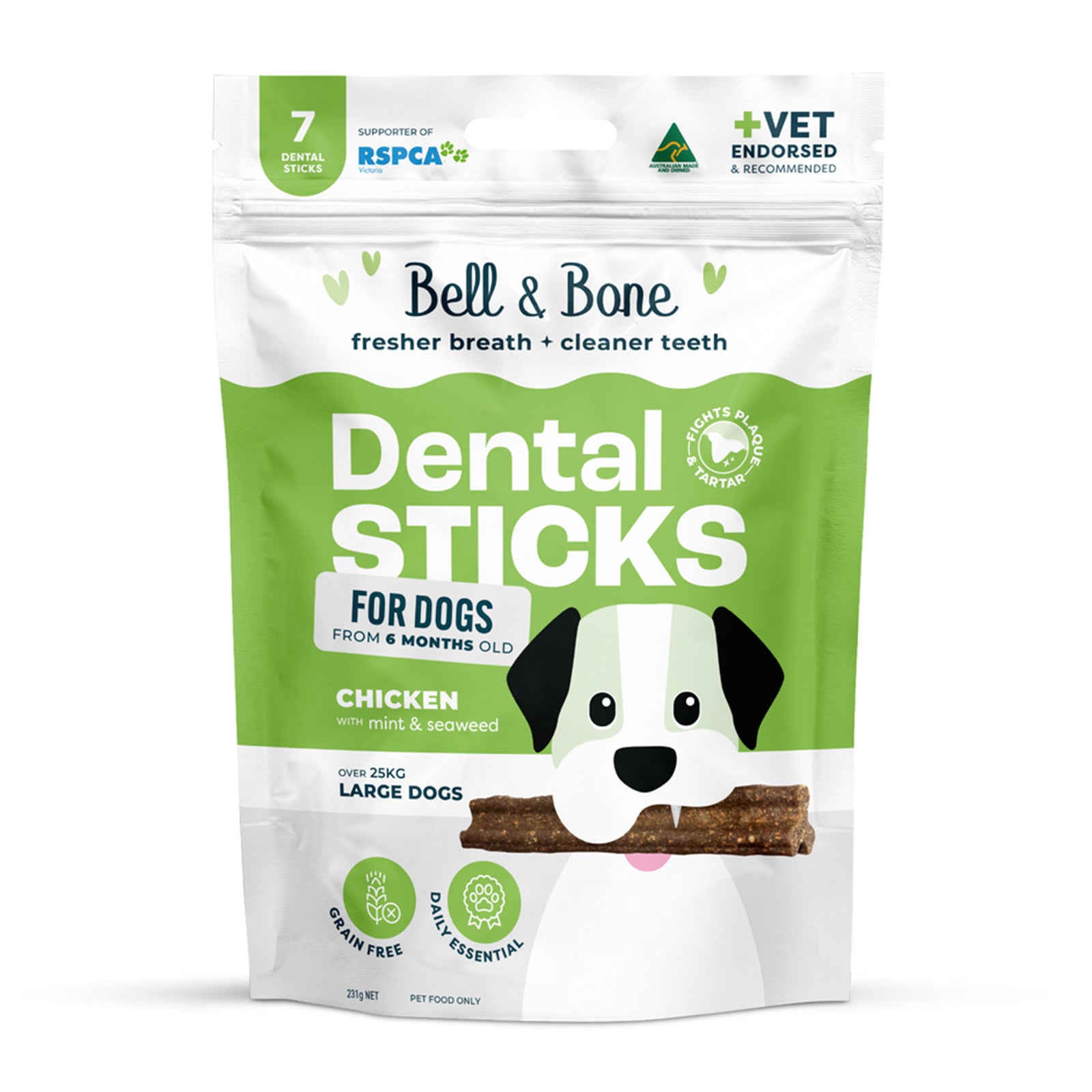 Bell & Bone Dental Stick - Chicken, Mint and Seaweed