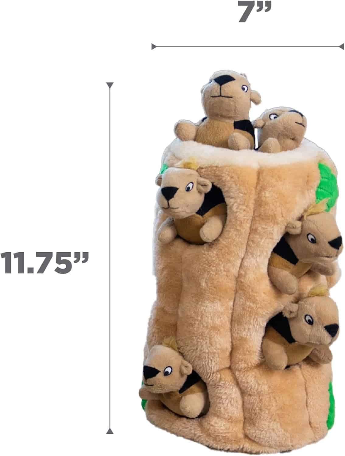 Outward Hound Dog Hide A Squirrel Plush Dog Toy Puzzle