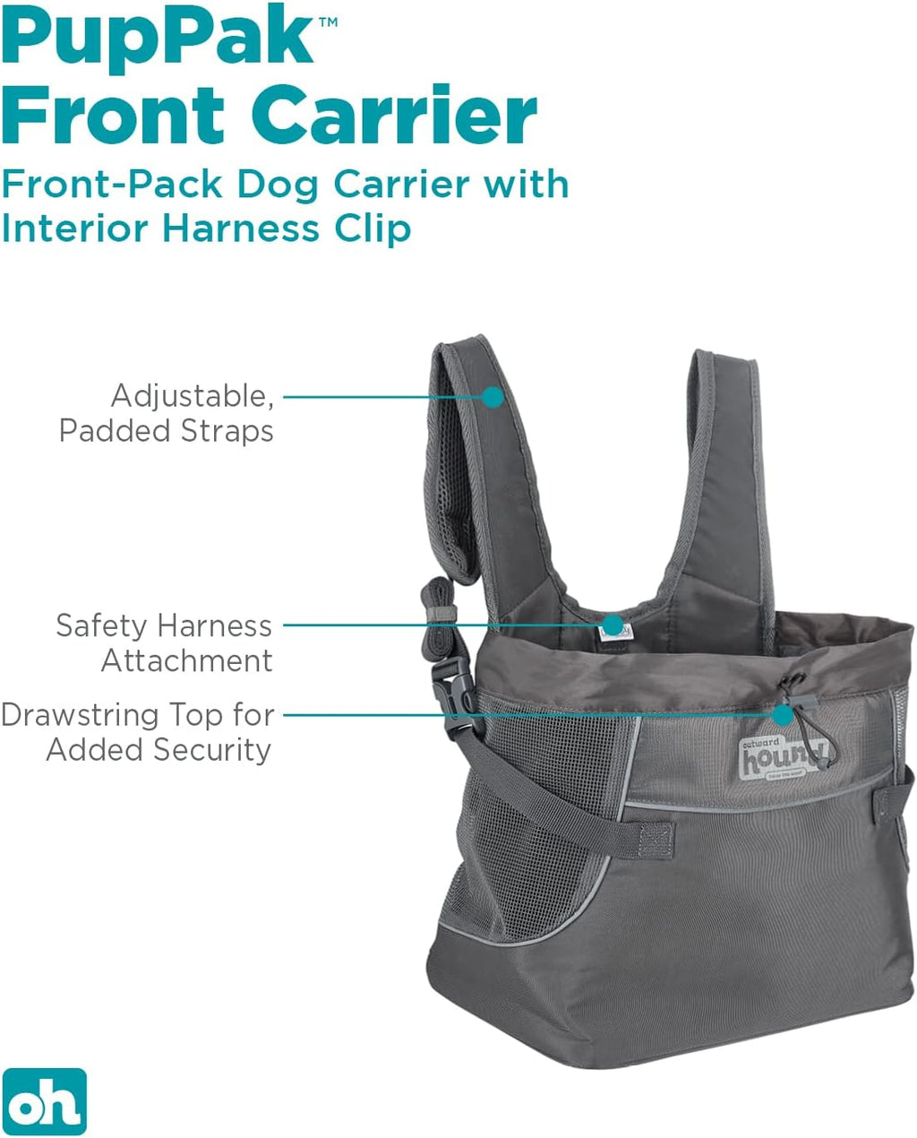 Outward Hound PupPak Dog Front Carrier - Small