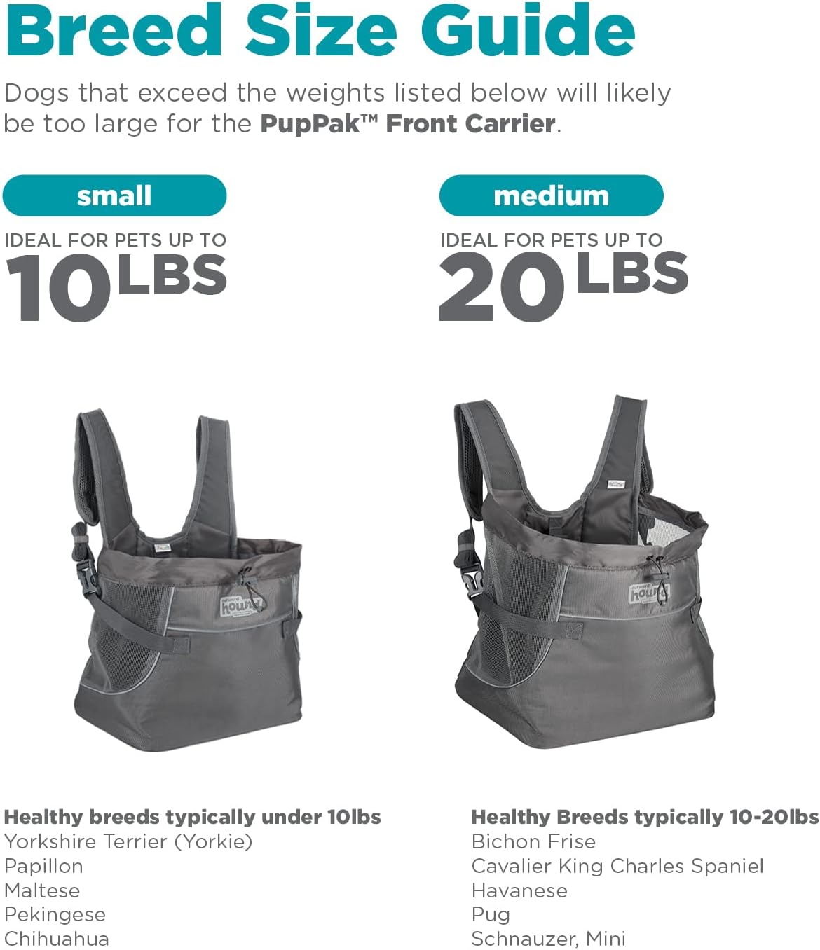 Outward Hound PupPak Dog Front Carrier - Small