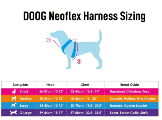 Doog Neoflex Dog Harness - Pluto