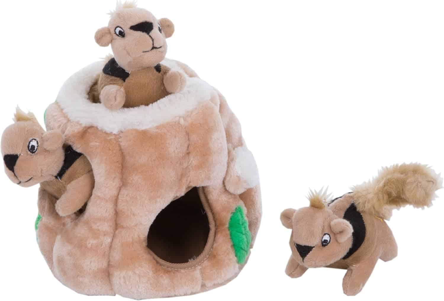 Outward Hound Dog Hide A Squirrel Plush Dog Toy Puzzle
