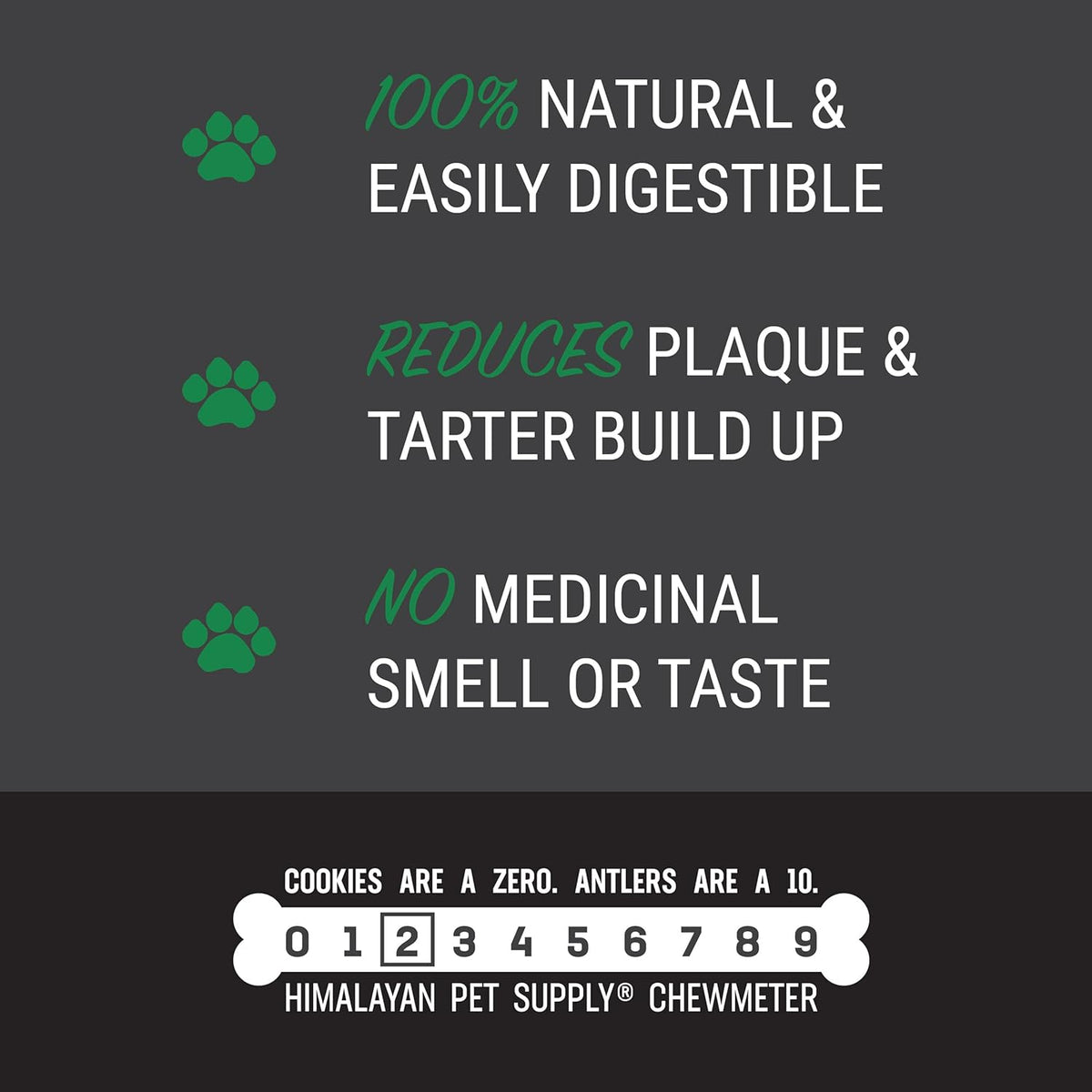 Himalayan Dog Chew Happy Teeth Cheese-char with Activated Charcoal