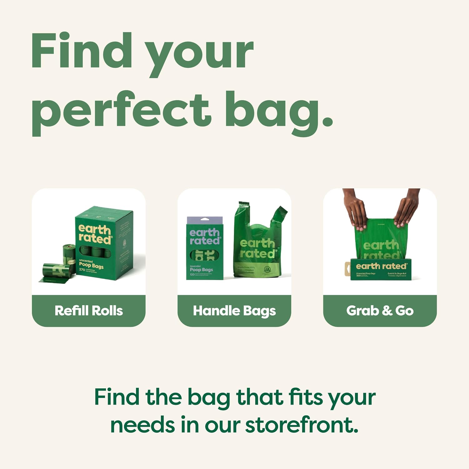 Earth Rated 315 bags on 1 roll x 21 pack