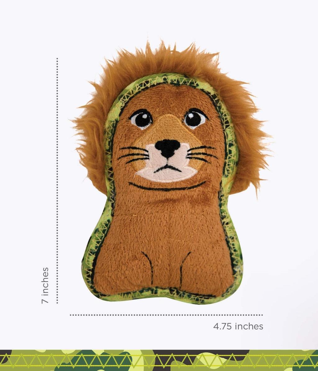 Outward Hound Xtreme Seamz Lion Dog Toy - Small