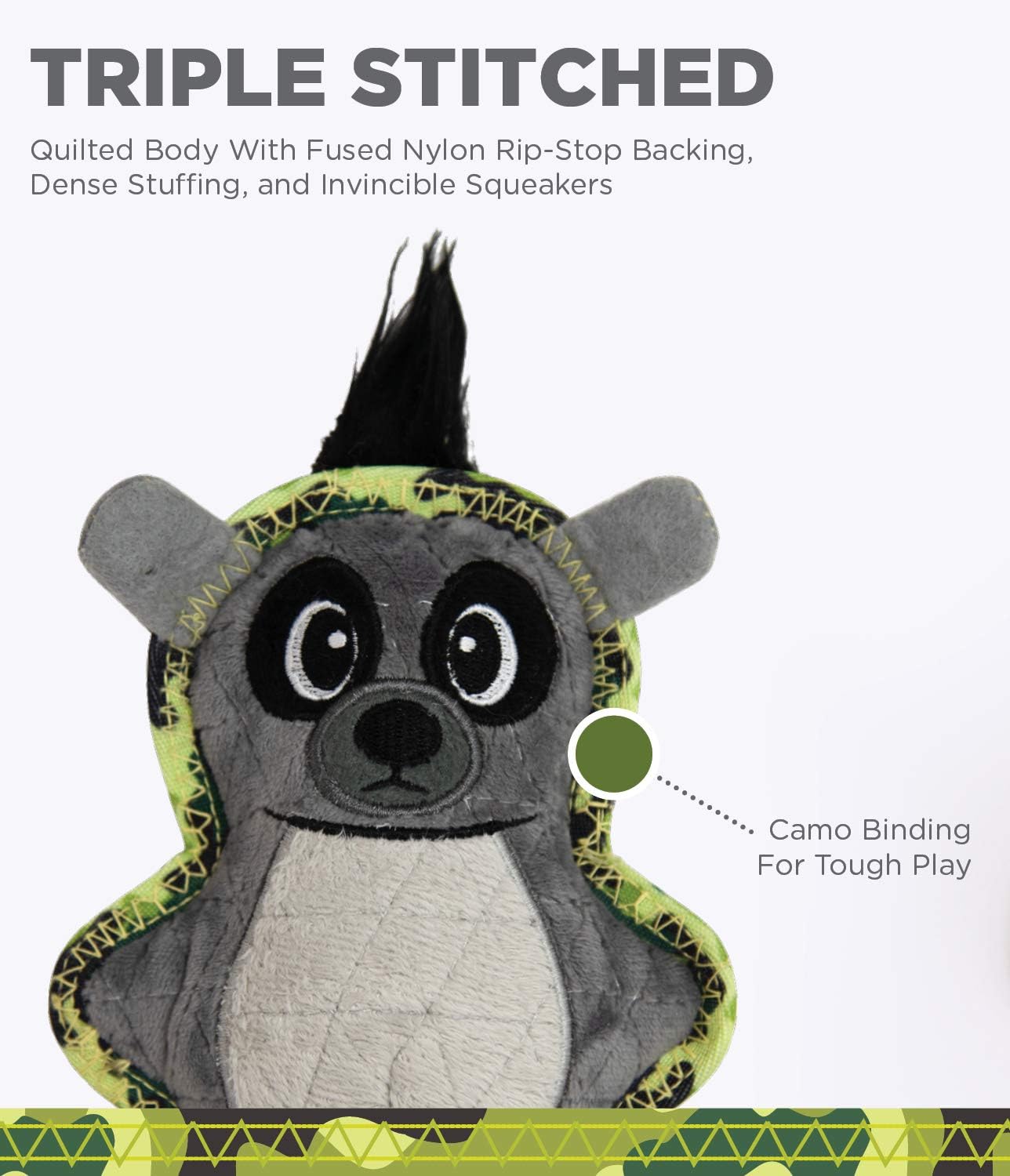 Outward Hound Xtreme Seamz Lemur Dog Toy - Small