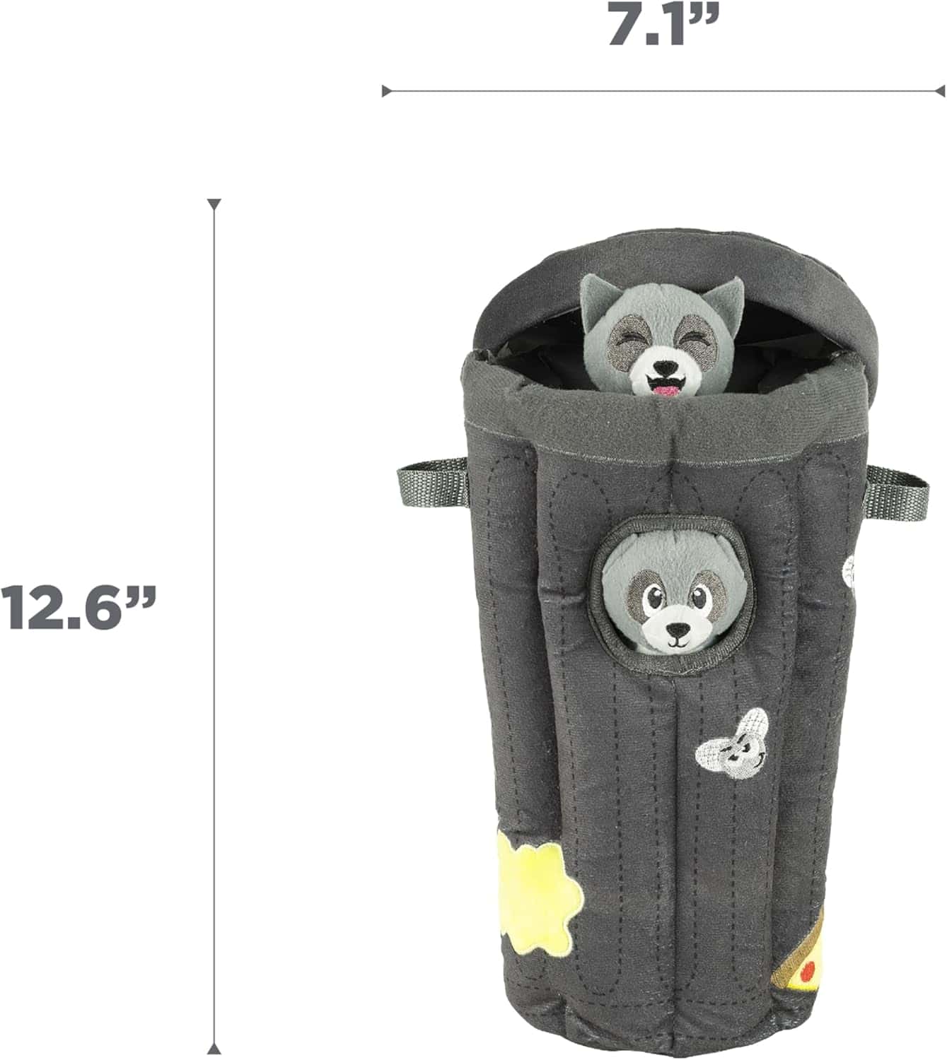 Outward Hound Hide A Raccoon Plush Dog Toy Puzzle