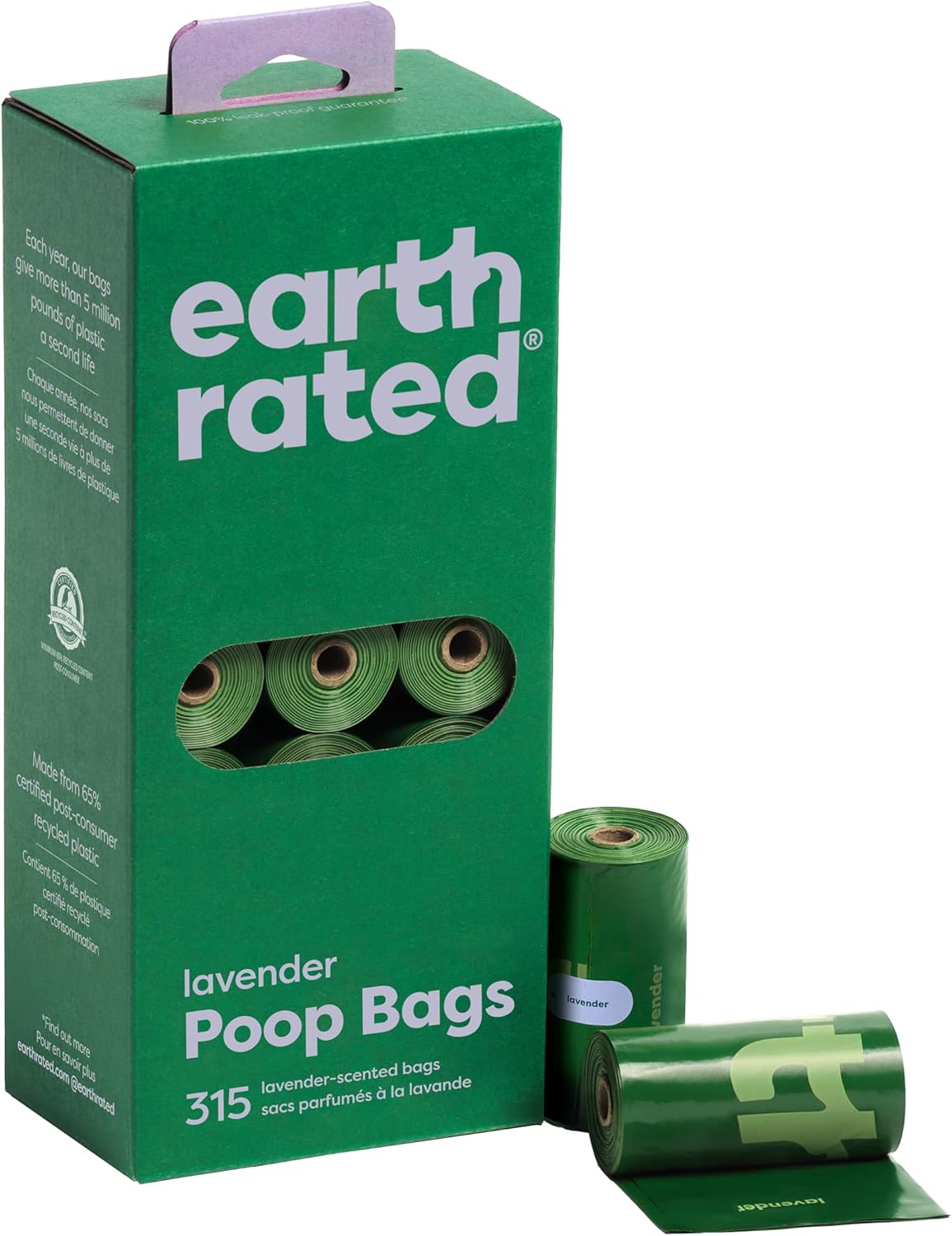 Earth Rated 315 bags on 1 roll x 21 pack