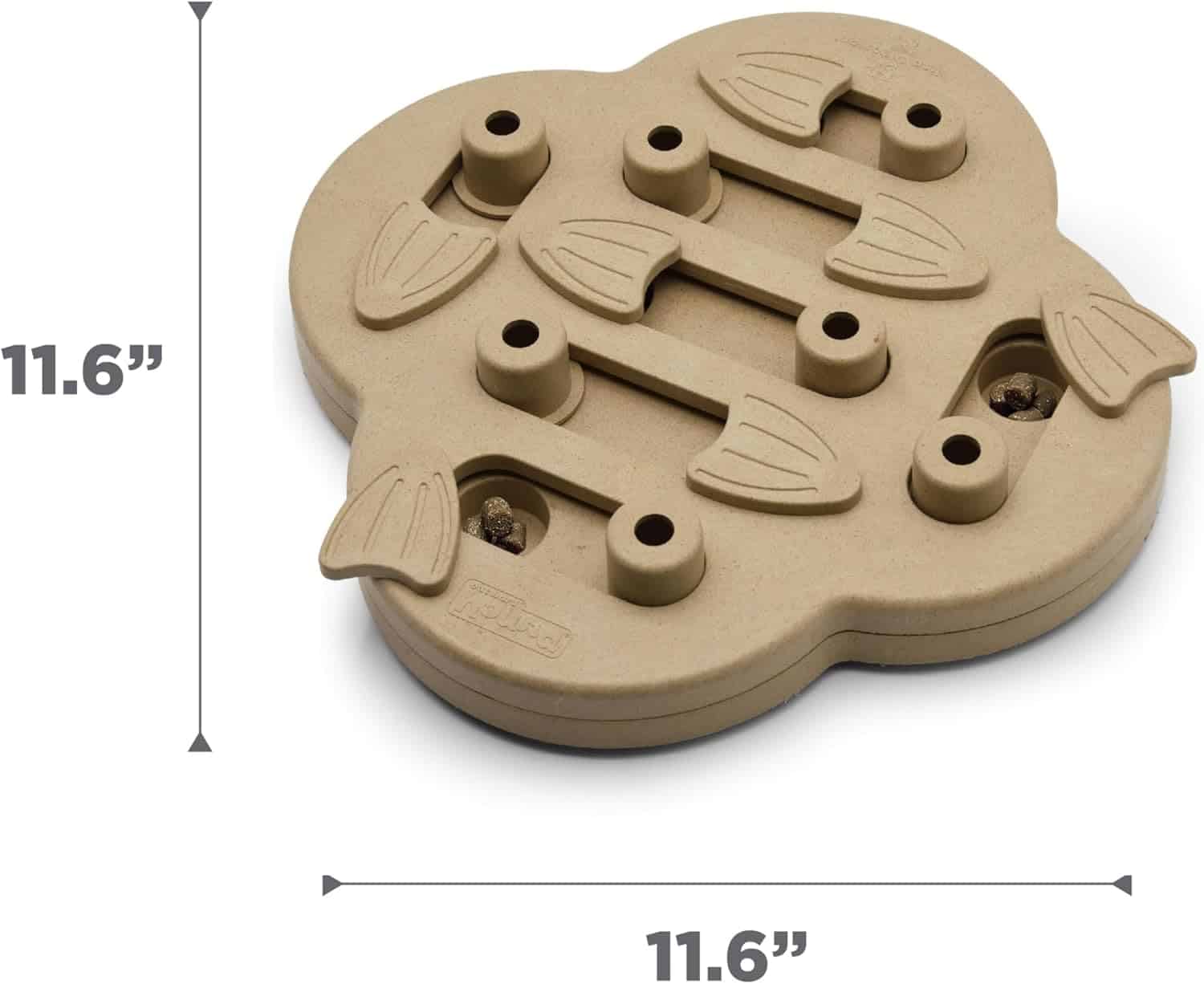 Nina Ottosson Dog Hide N' Slide Interactive Treat Puzzle Dog Toy - Tan