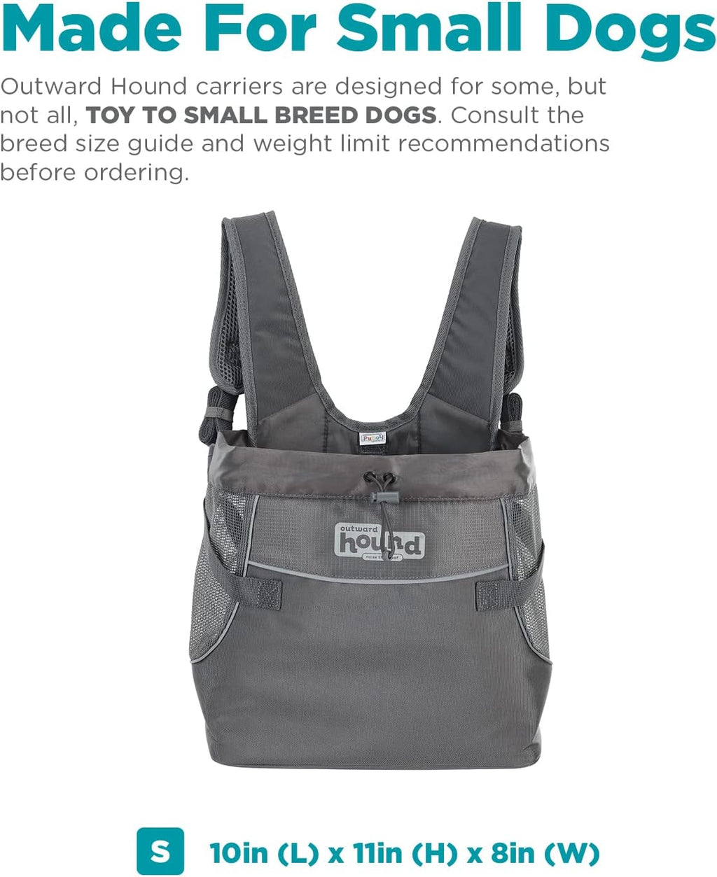 Outward Hound PupPak Dog Front Carrier - Small