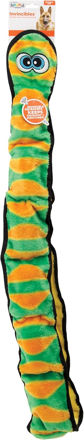 Outward Hound Dog Invincibles Ginormous S0ke Dog Toy - Green