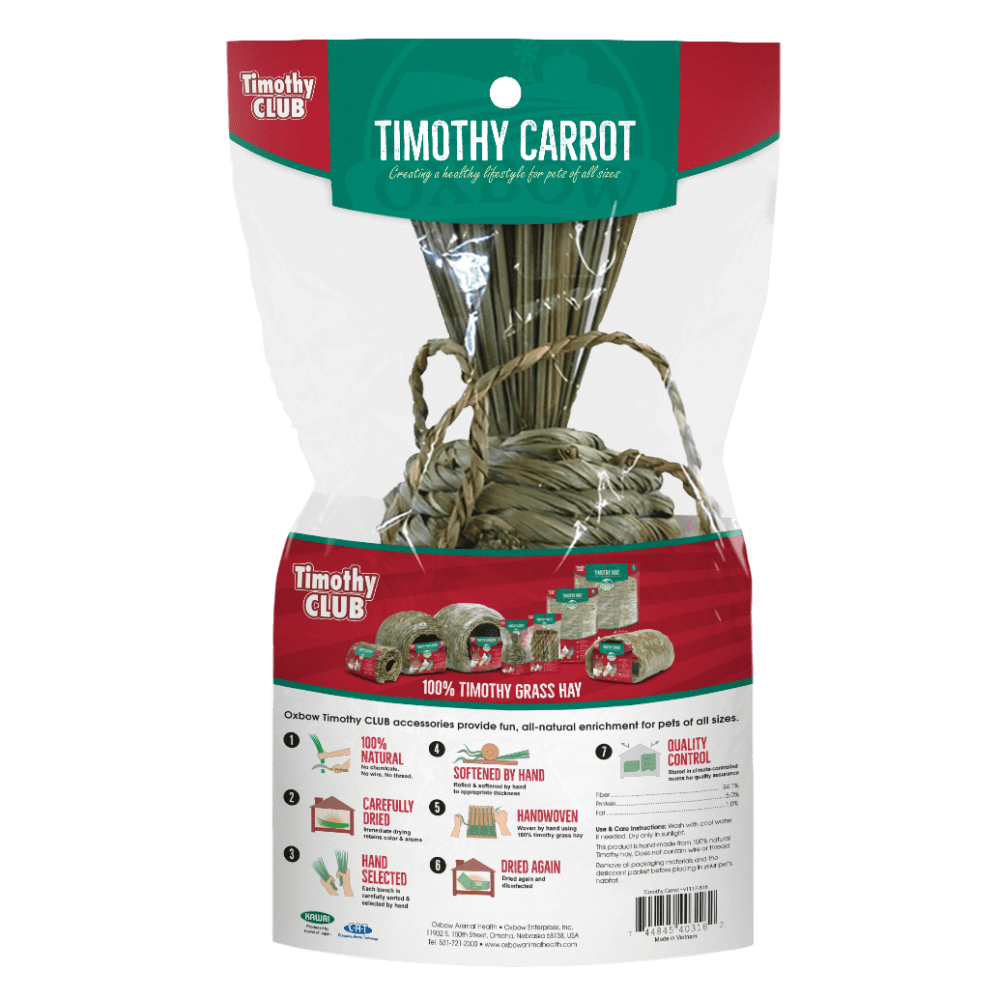 Oxbow Timothy Club Carrot