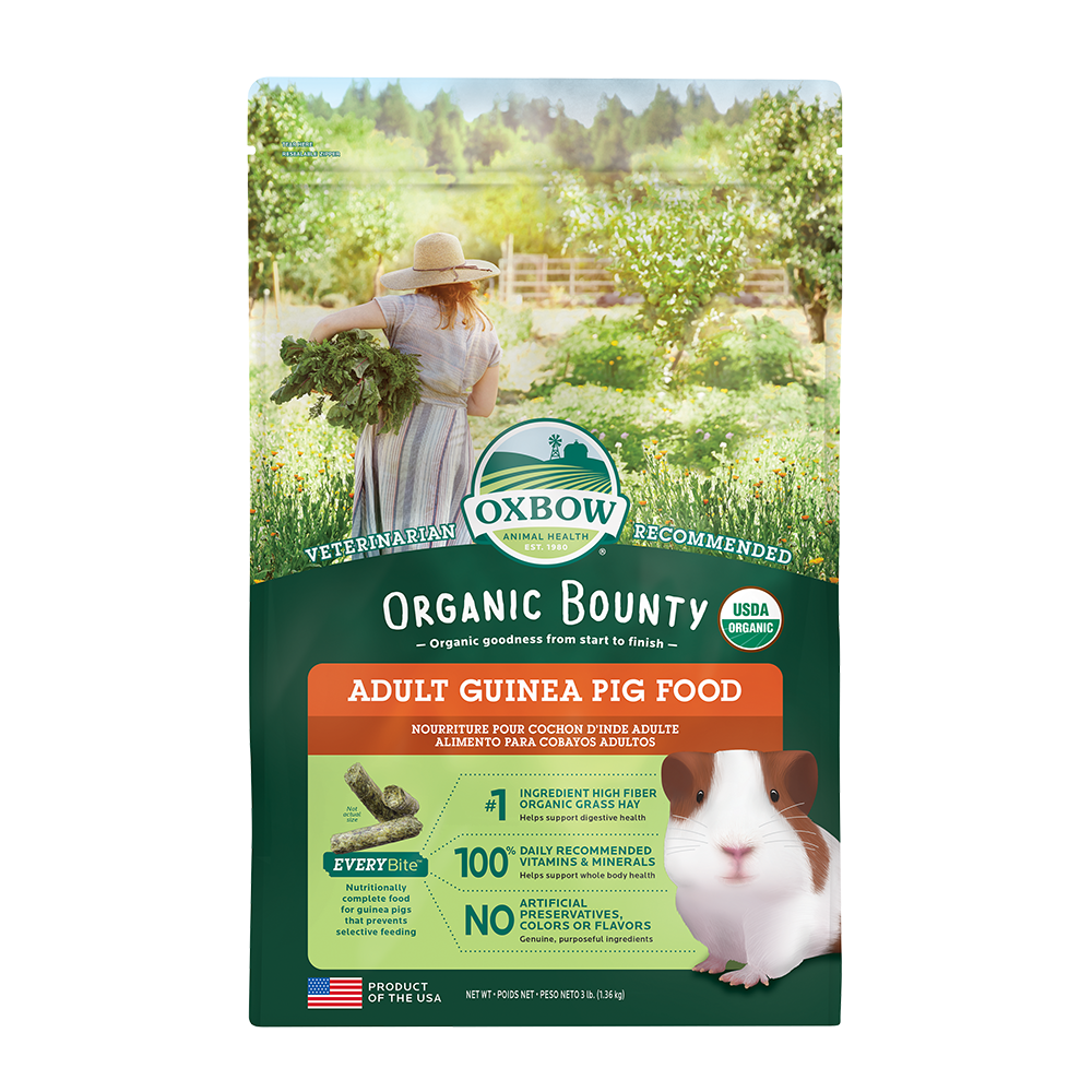 Oxbow Organic Bounty Adult Guinea Pig Food 1.36kg