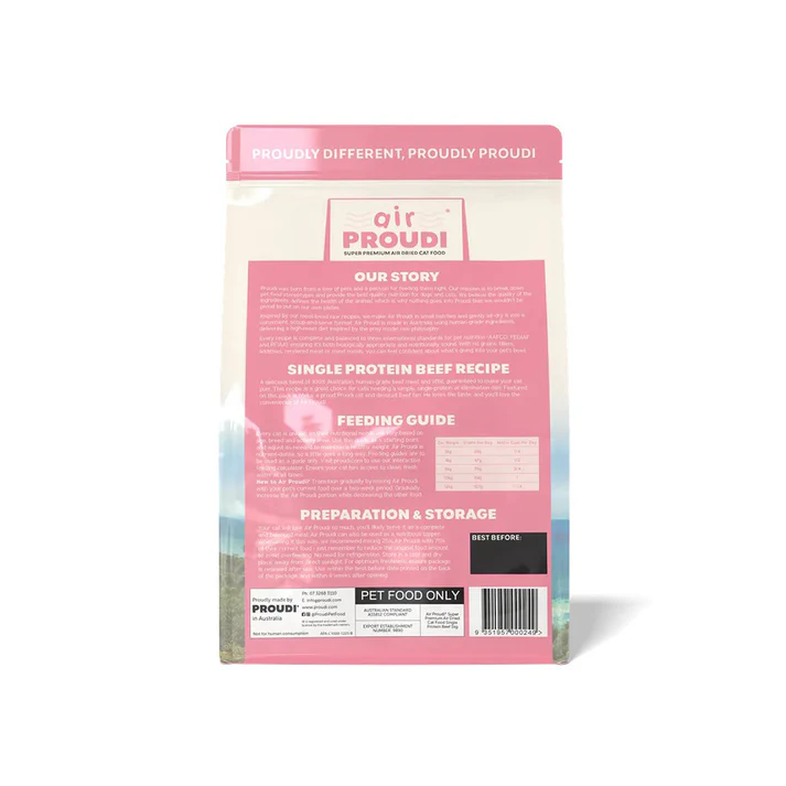 Proudi Premium Air-dried Beef Cat Food