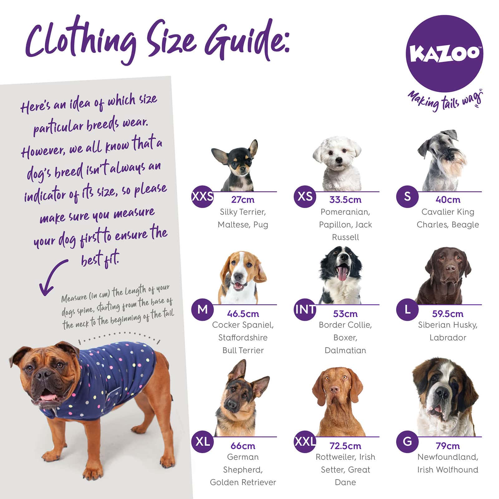 Kazoo Reversible Puffer Dog Coat Black/Silver 53cm