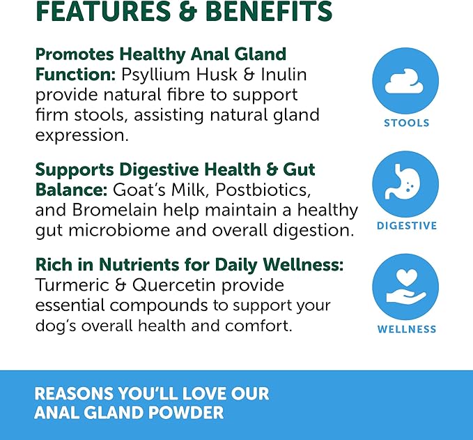 Natural Animal Solutions Anal Gland Support for Dogs and Cats