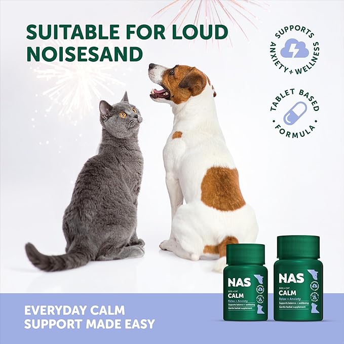 Natural Animal Solutions NAS Calm for Dogs and Cats Tablets