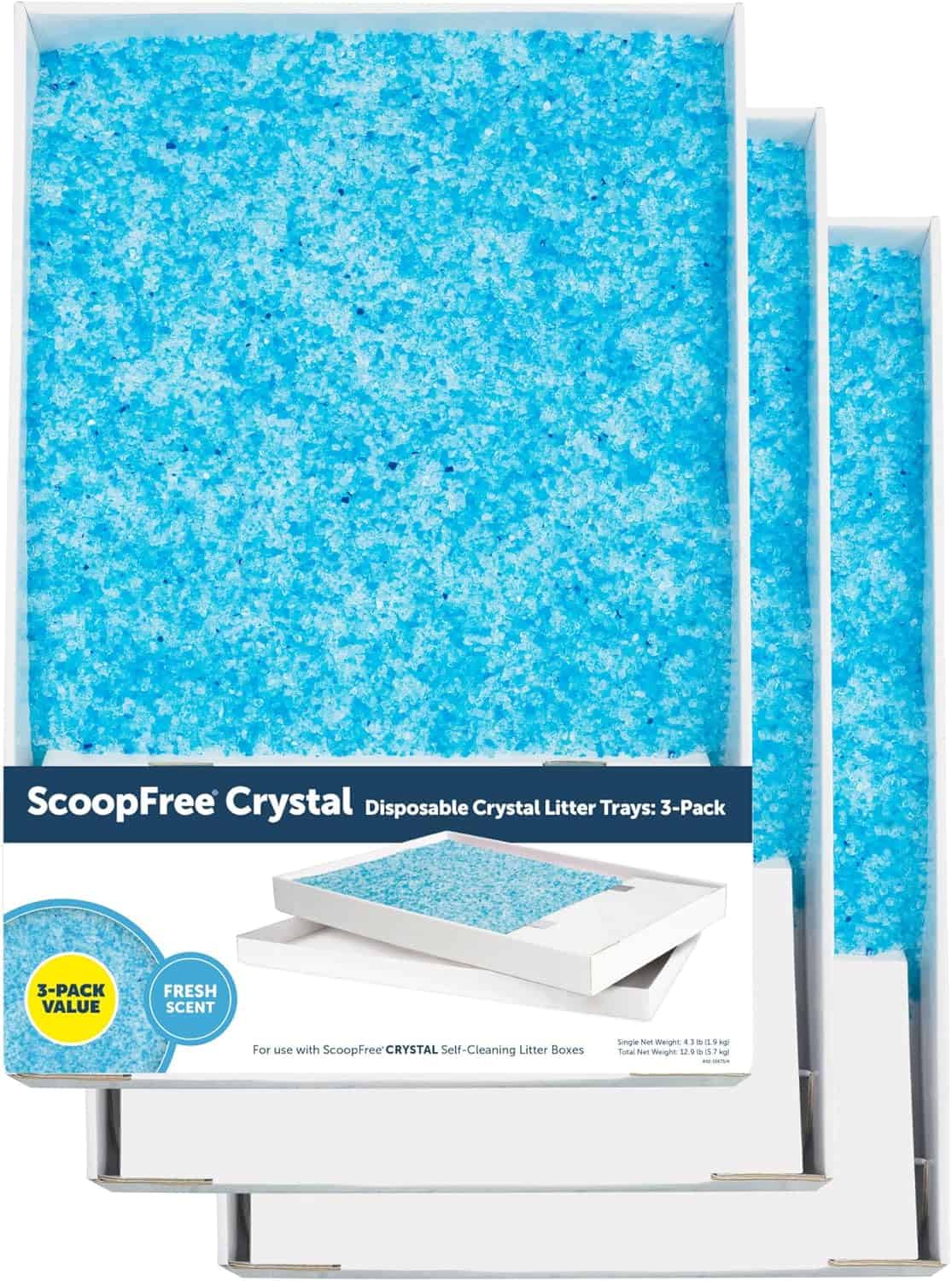Petsafe Litter Tray Blue 3pk Bundle