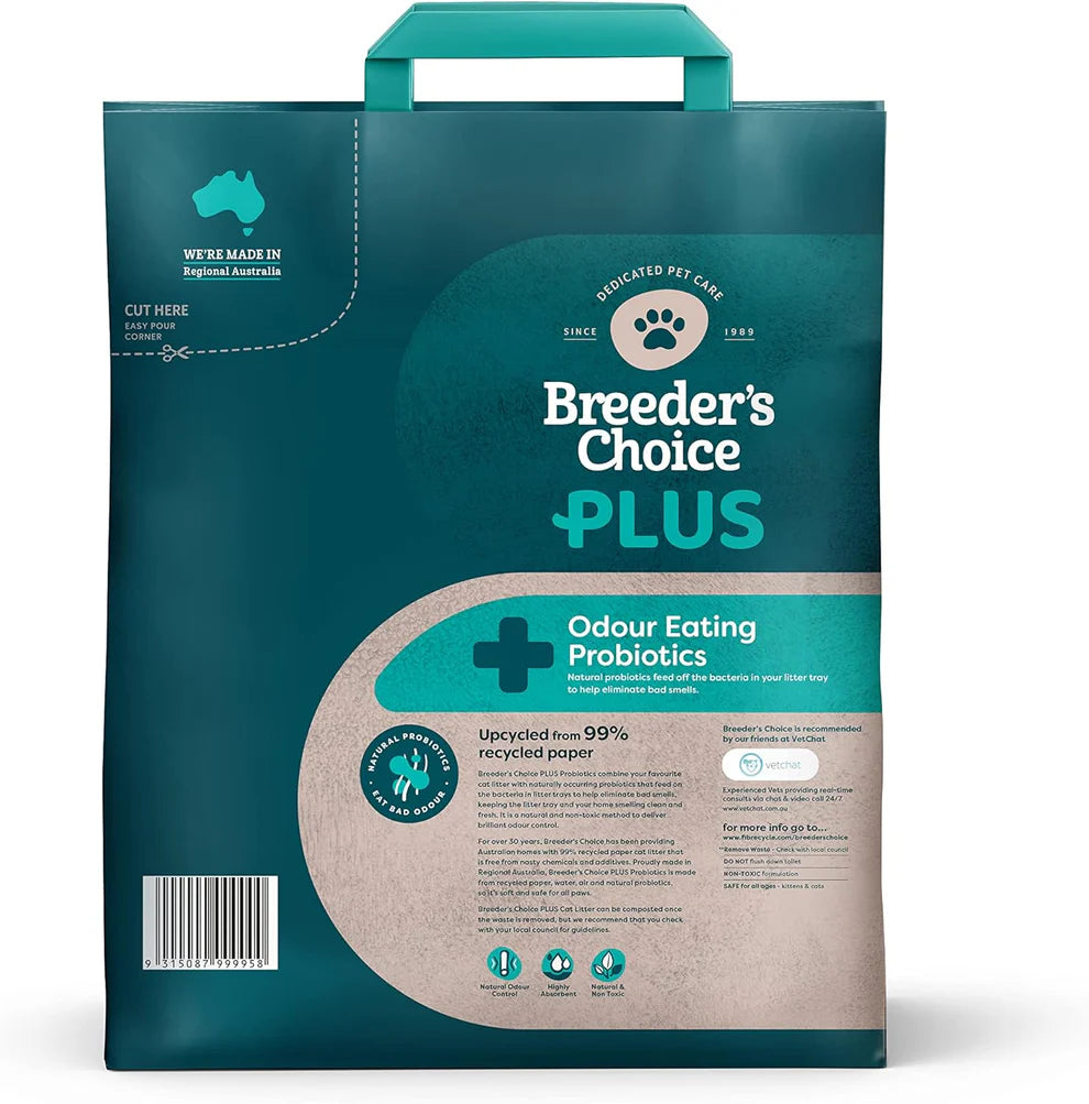 Breeder's Choice Plus Probiotic Litter For Cats