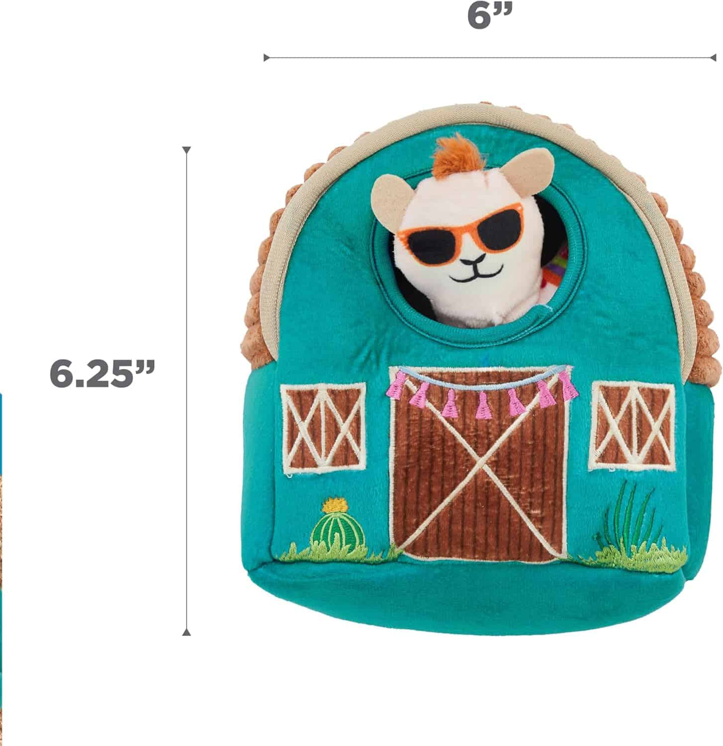 Outward Hound Hide A Llama Plush Dog Toy Puzzle