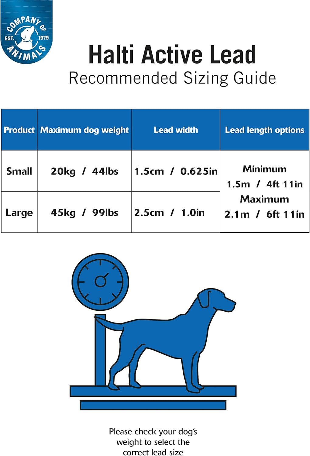 Halti Active Lead Dog Leash Large