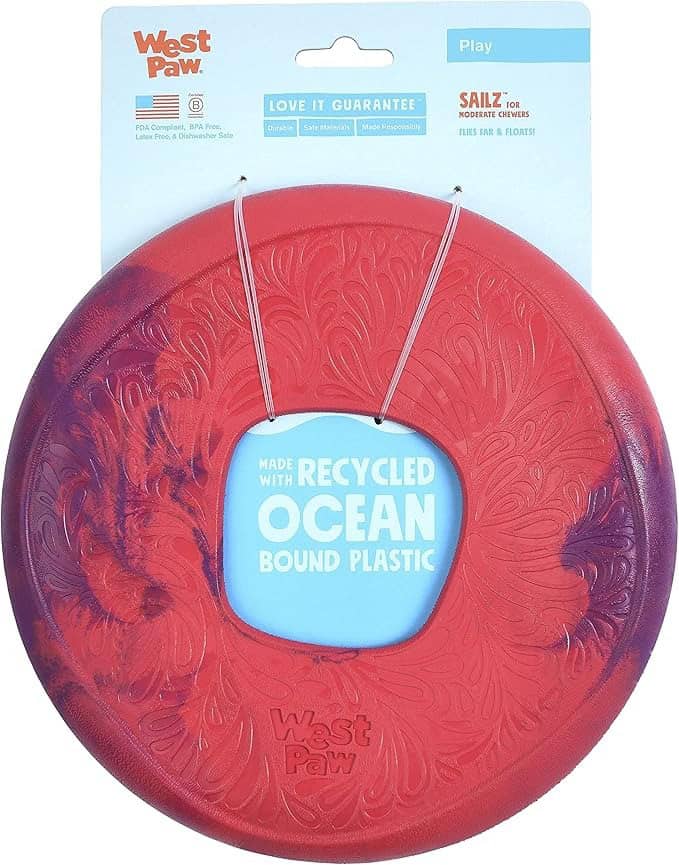West Paw Sailz Flying Chew Toy