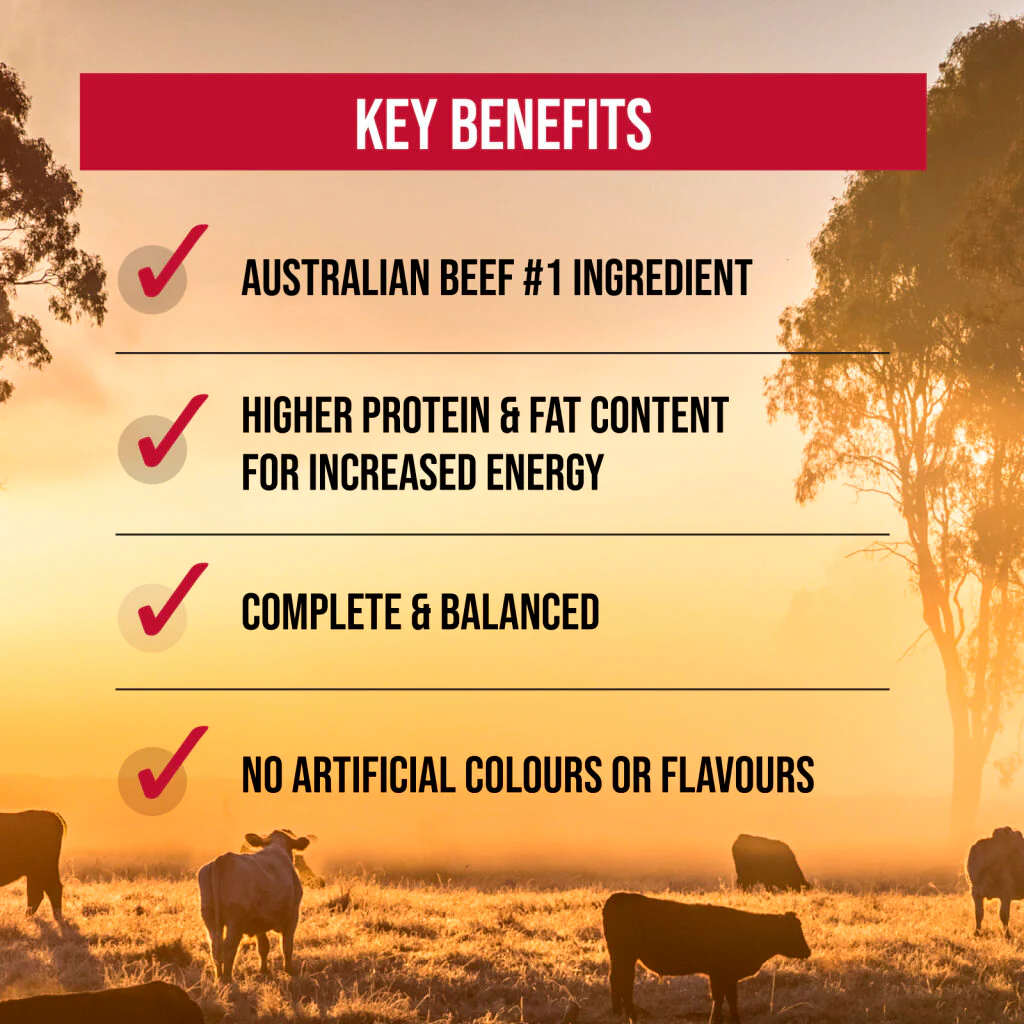 Stockman & Paddock Working Dog Aussie Beef Adult Dry Dog Food 20kg
