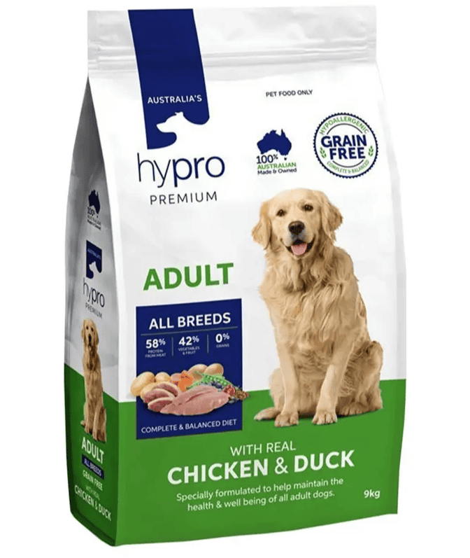 Hypro Premium Grain Free Chicken & Duck Adult Dog food 20Kg (Clearance)