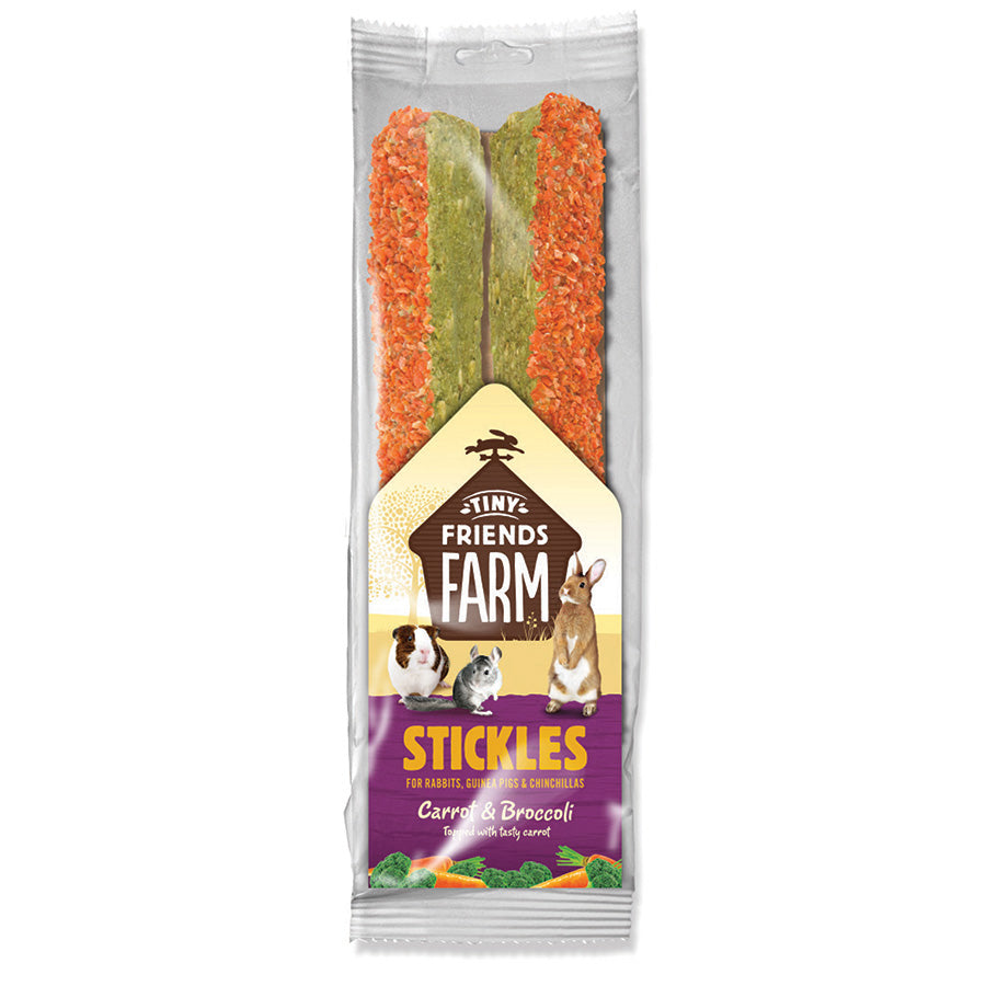 Tiny Friends Farm Stickles Carrot & Broccoli 100G