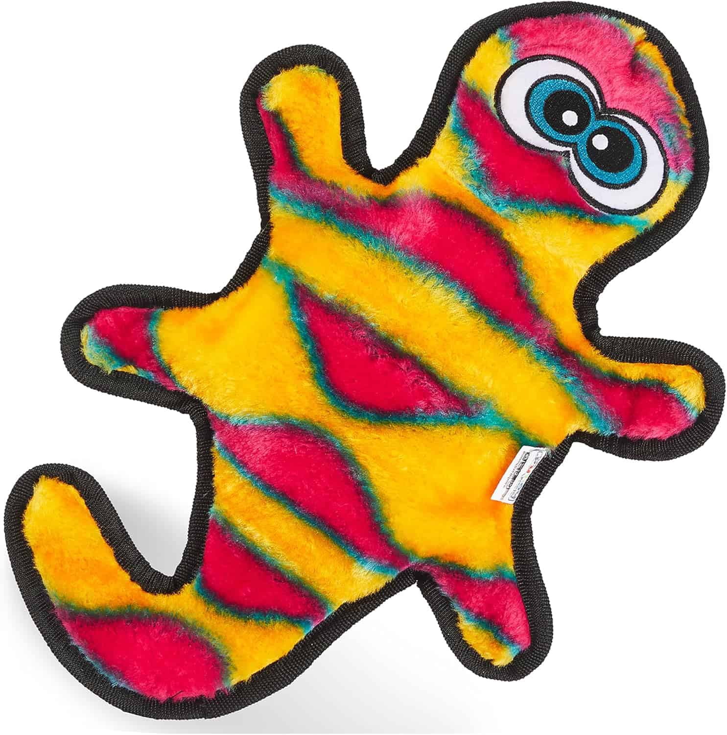 Outward Hound Dog Invincibles Gecko Red/Orange Squeaky Dog Toy
