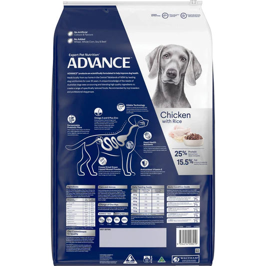 Advance Large Breed Adult Dog Food Chicken with Rice