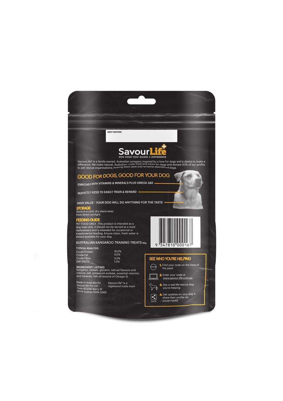SavourLife Kangaroo Training Treats 165g