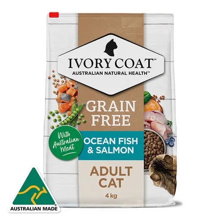 Ivory Coat Grain Free Adult Cat Ocean Fish & Salmon 4Kg (Clearance)