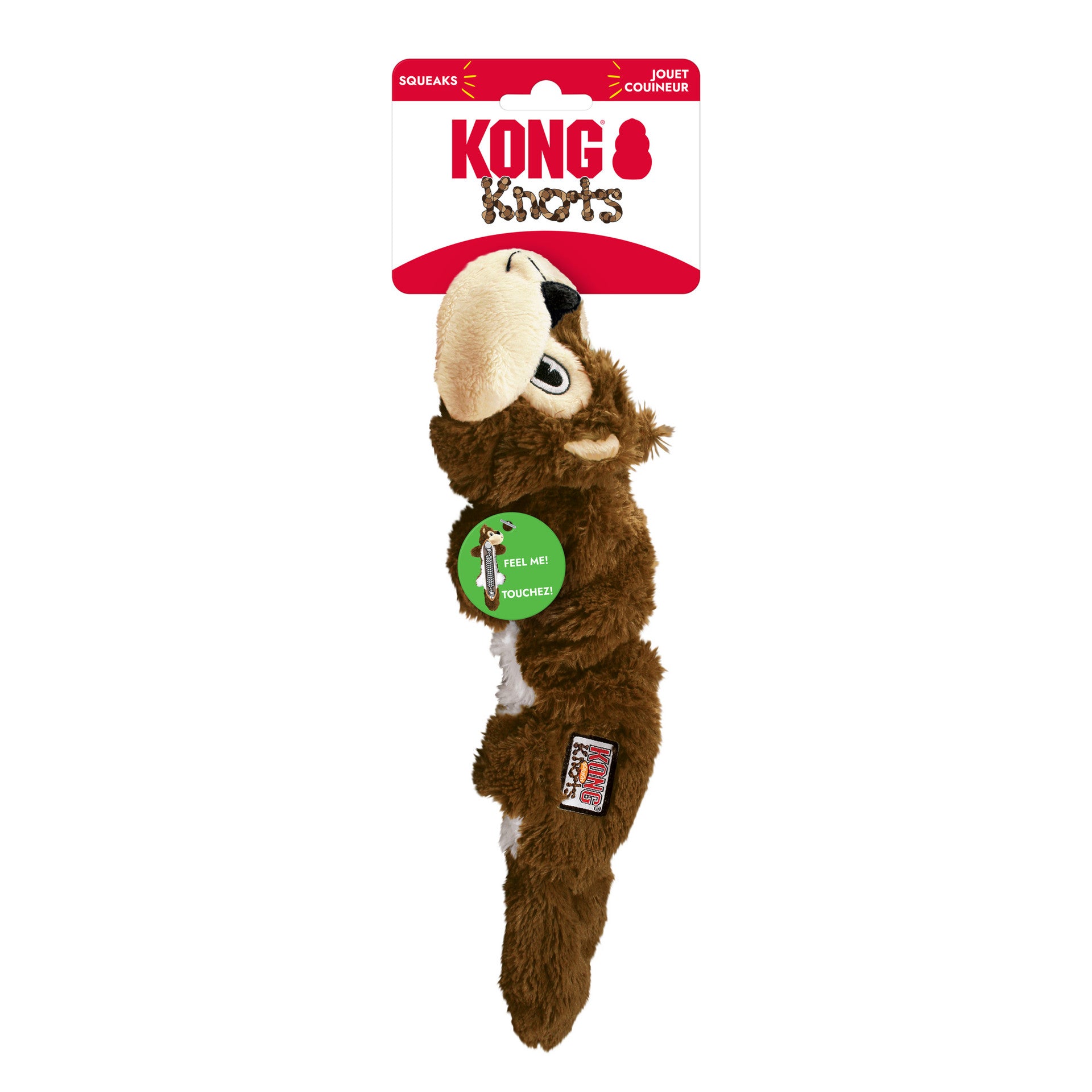 Kong Scrunch Knots Squirrel Dog Toys
