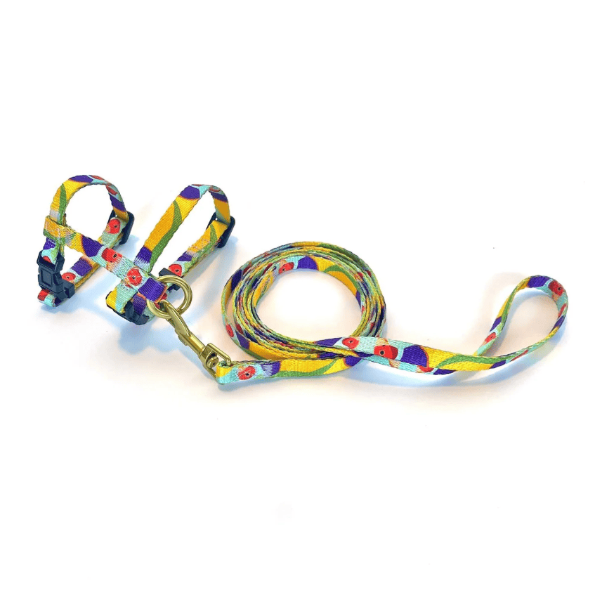 Anipal Gigi The Gouldian Finch Cat Harness & Lead