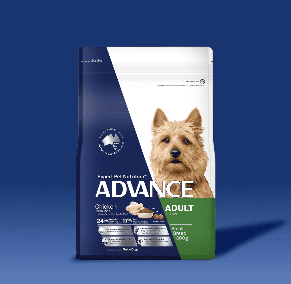 Advance Small Breed Adult Dog Food Chicken with Rice