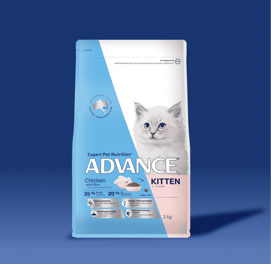 Advance Kitten Dry Food Chicken With Rice