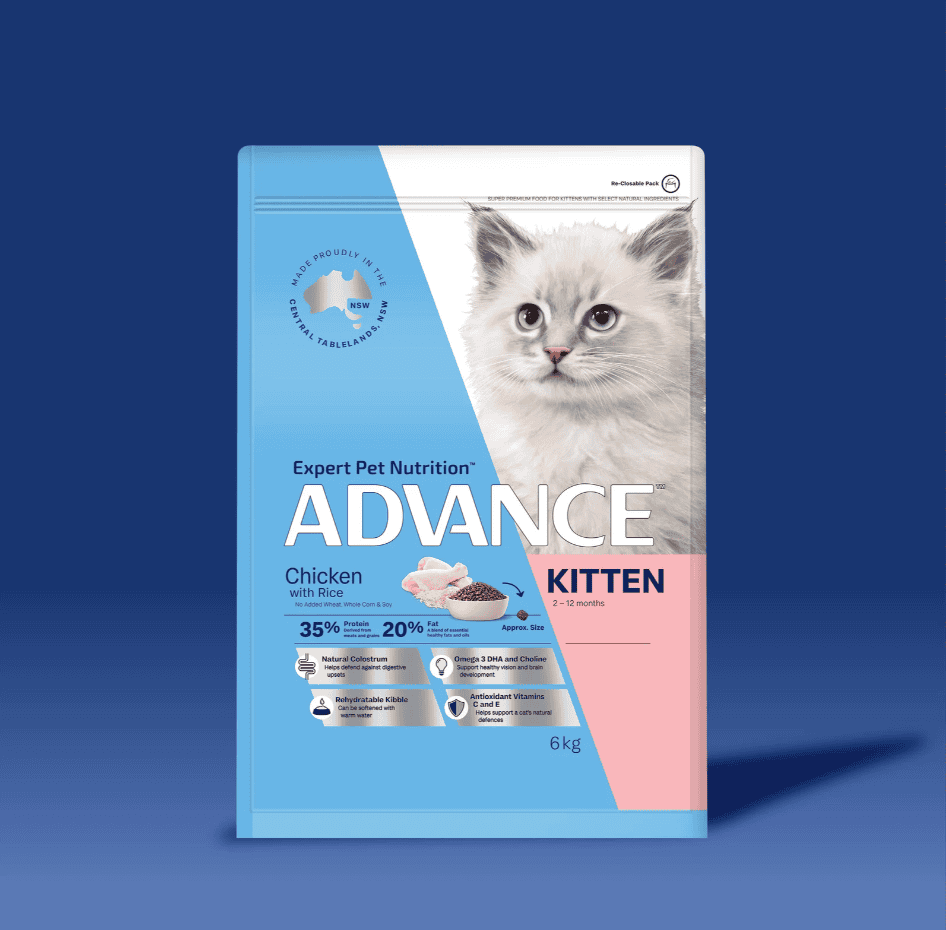 Advance Kitten Dry Food Chicken With Rice