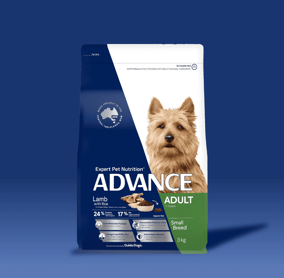 Advance Small Breed Adult Dog Food Lamb with Rice