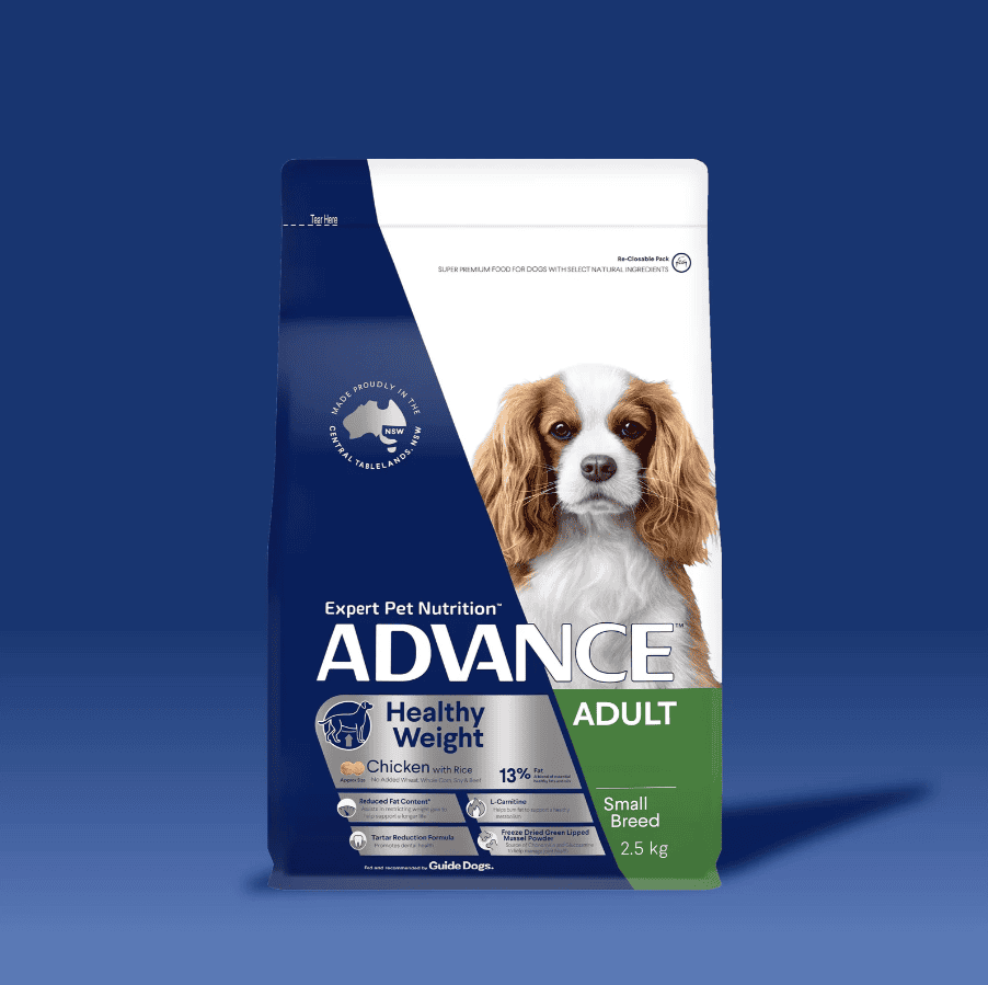 Advance Healthy Weight Small Breed Dog Chicken with Rice 2.5kg