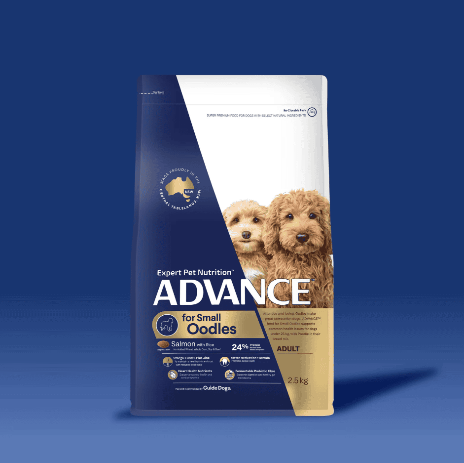 Advance Small Breed Oodles Adult Dog Food Salmon with Rice