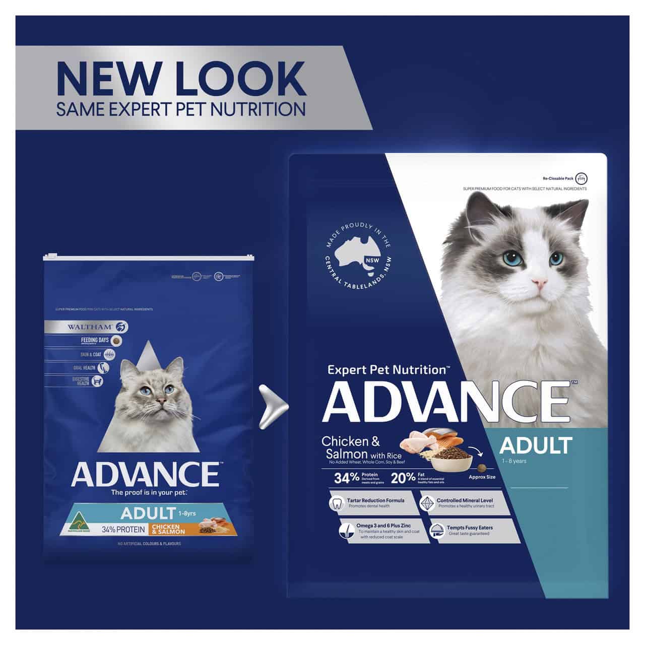 Advance Cat Adult Chicken & Salmon Dry Food