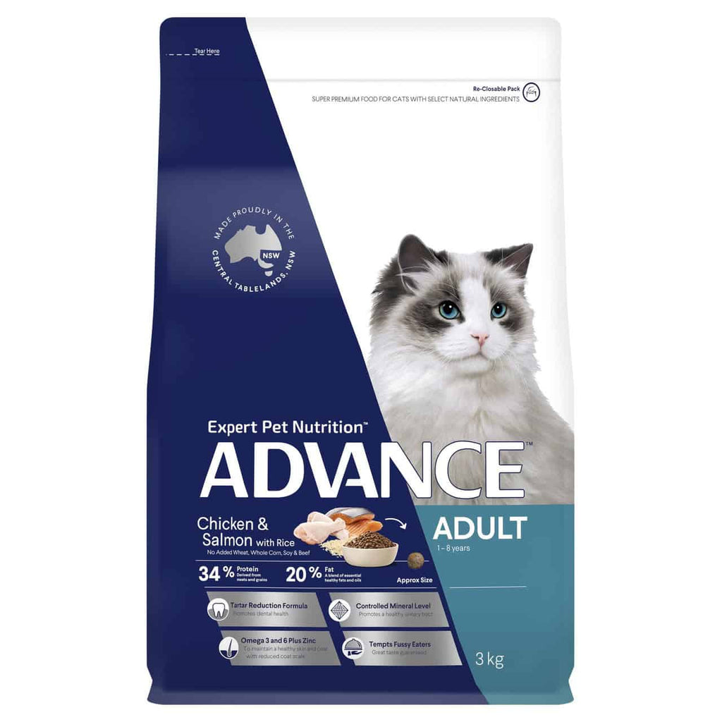 Advance Cat Adult Chicken & Salmon Dry Food