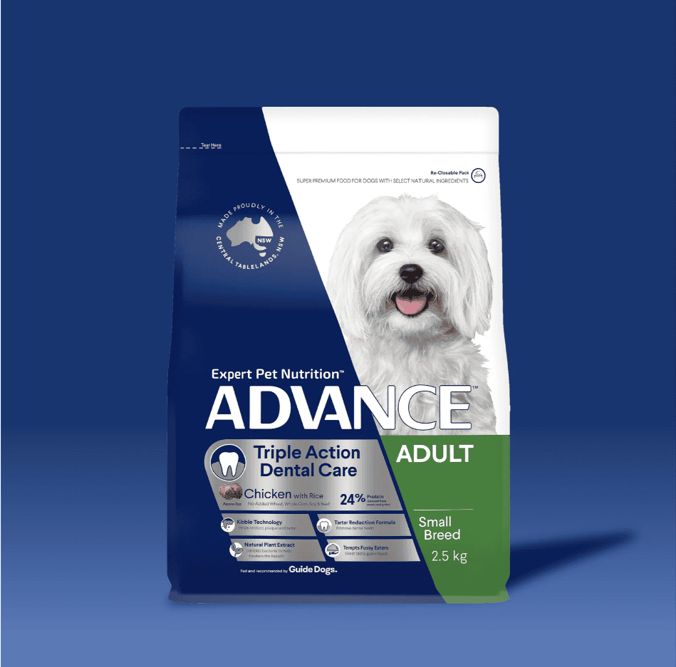 Advance Dental Care Small Breed Adult Dog Food Chicken 2.5kg