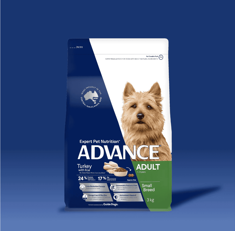 Advance Small Breed Adult Dog Food Turkey with Rice