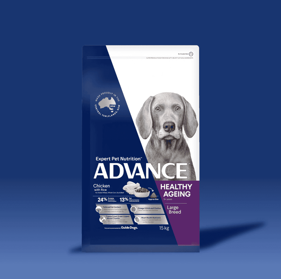 Advance Healthy Ageing Large Breed Dog Chicken with Rice 15kg