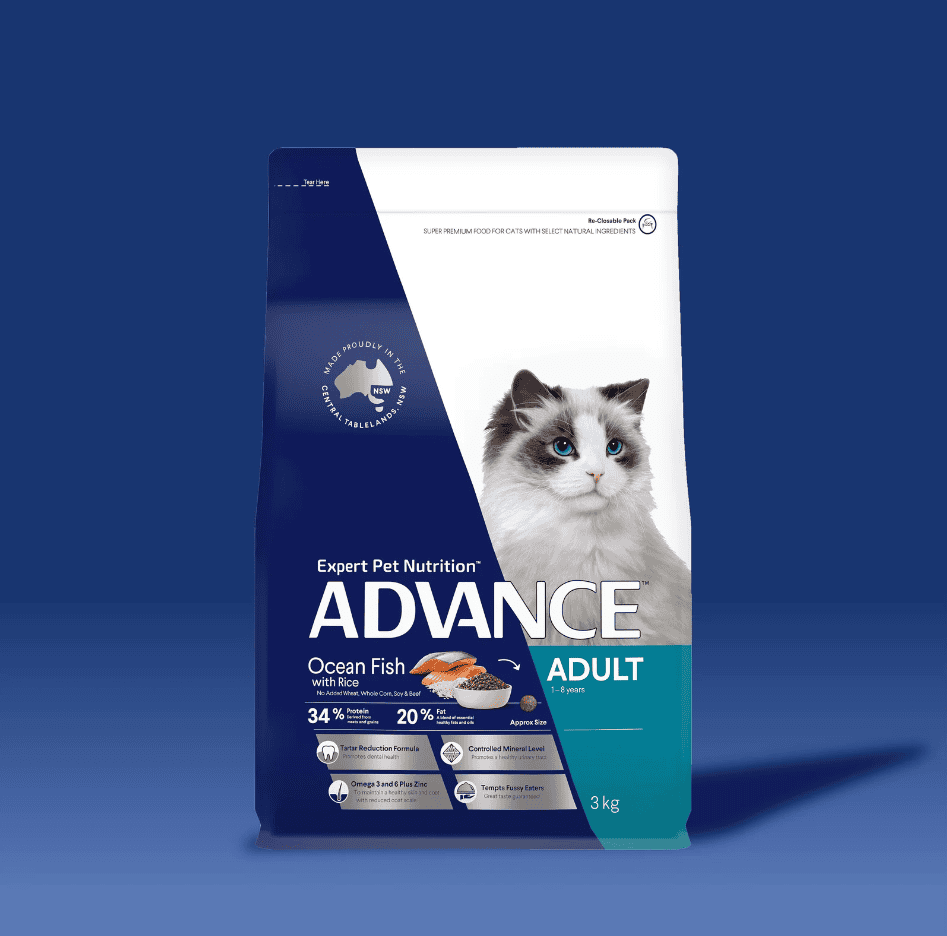 Advance Adult Cat Dry Food Ocean Fish With Rice